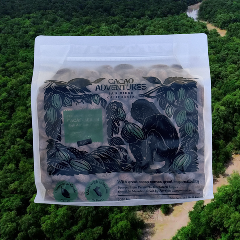 High Amazon Basin Native Raw Cacao Beans 1 kg