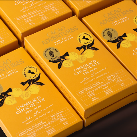 10 Pack - Unmilk'd 53% Chocolate Bars - Tropical Desert