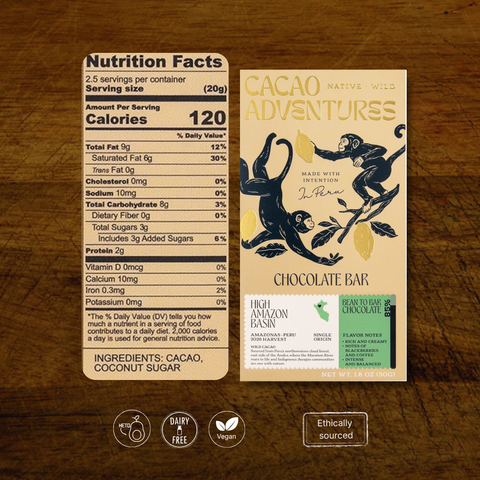 Dark Chocolate Bar 70% – Single-Origin High-Amazon Basin, 50g (Second Edition)