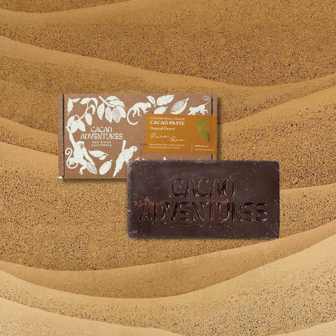 Cacao Block – Tropical Desert | 100% Pure Ceremonial, Untempered