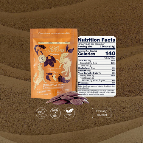 Tropical Desert Ceremonial Grade Cacao