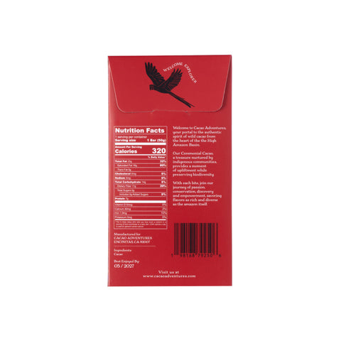100% Ceremonial Cacao Bar - High-Amazon Basin