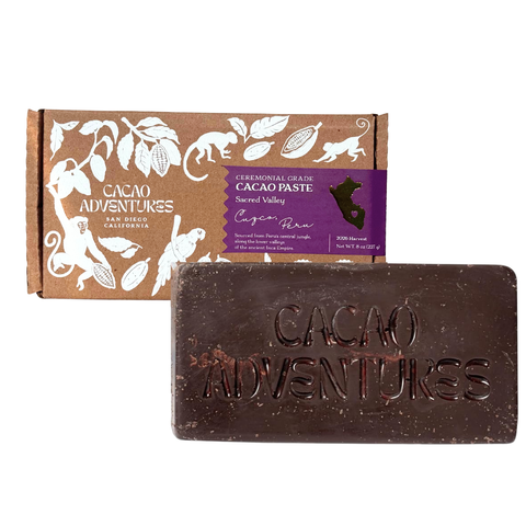 Cacao Block – Sacred Valley | 100% Pure Ceremonial, Untempered