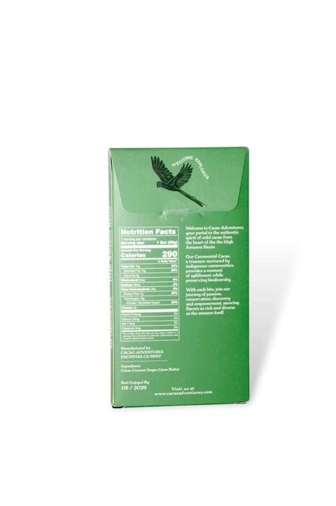 10 Pack - 70% Ceremonial Grade Cacao Bars - High-Amazon Basin