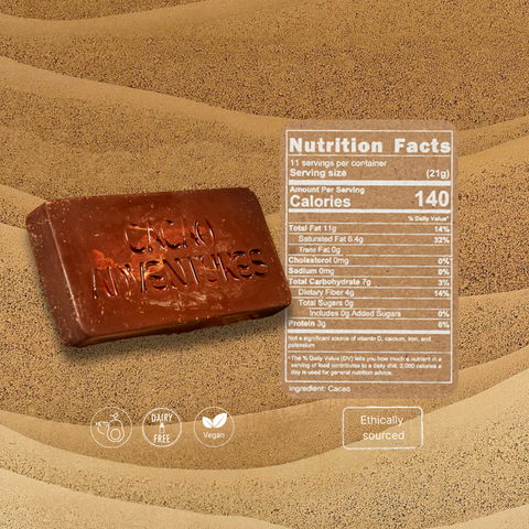 Tropical Desert Cacao Block - Untempered