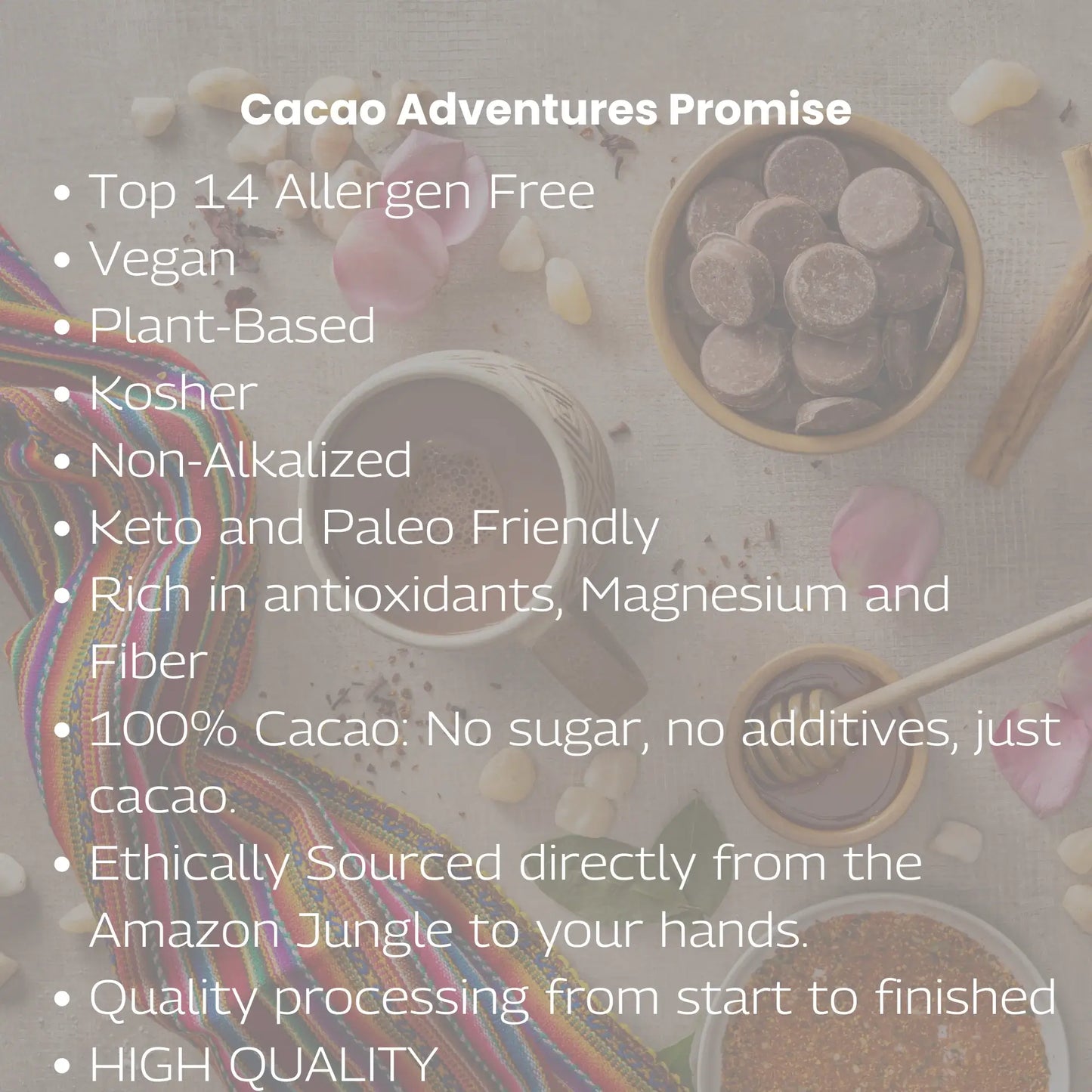 High-Amazon Basin Ceremonial Grade Cacao